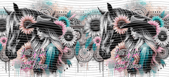 16oz Sunflower Girl-SU-99